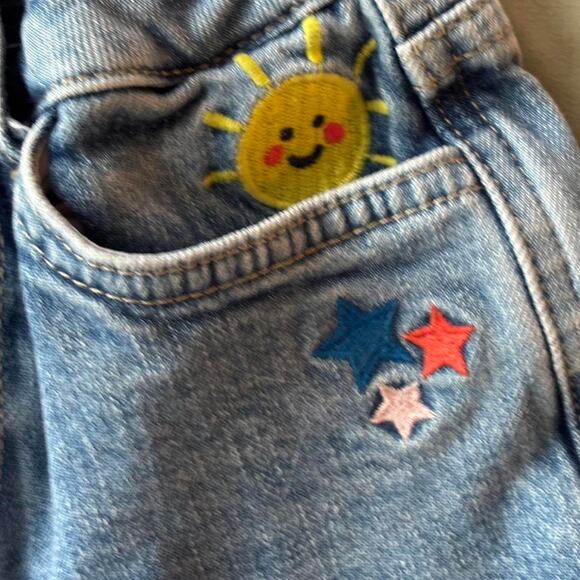 Mini Boden Rainbow Denim Shorts – Size 3Y - Picture 2 of 6